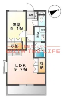 サンフォレスト小森野【206号号室】の間取り
