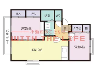 フリーデン安居野【G217号号室】の間取り