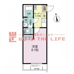 Pin riziere(パンリジェール)【204号号室】の間取り