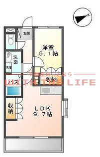 サンフォレスト小森野【101号号室】の間取り