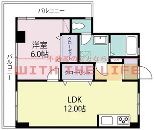 セイコービル【401号号室】の間取り