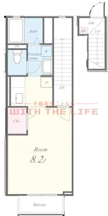 コンフォート【210号号室】の間取り