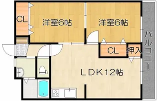 マンションセンチュリー【602号号室】の間取り