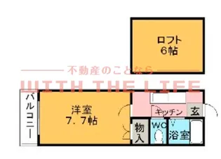 レッドハウス福益【B301号号室】の間取り