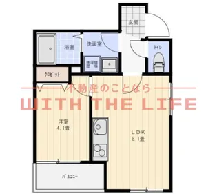 シエレトワール【101号号室】の間取り