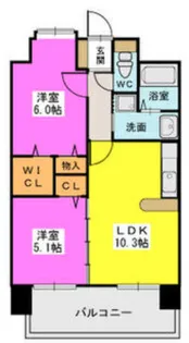 ステラSTⅡ(ステラエスティーツー)【103号号室】の間取り