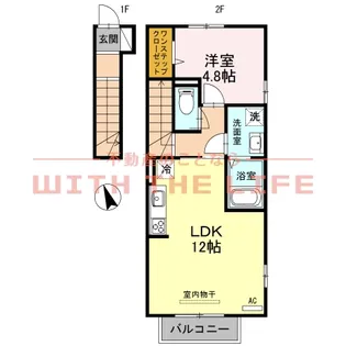 ラフレ【201号号室】の間取り