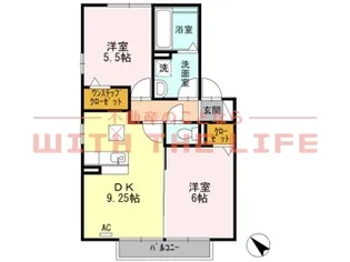 カランドリエ【105号号室】の間取り