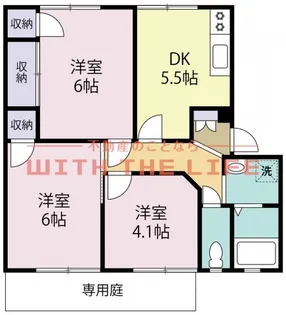 コーポリベール【1階】の間取り