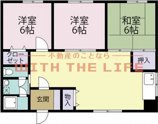 カーサヒル本町【201号号室】の間取り