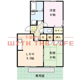 シャンポール【108号号室】の間取り