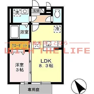 ハートフルハイツ【101号号室】の間取り