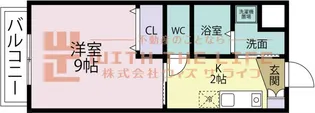 グリーン花水木III【302号号室】の間取り