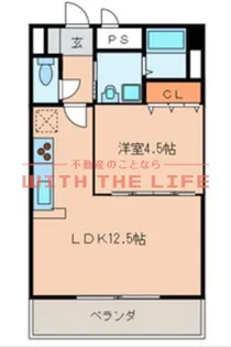 E・POPULARⅡ(イーポプラールツー)【303号号室】の間取り