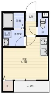 Sou.leaf(サウスリーフ)久留米大前【105号号室】の間取り