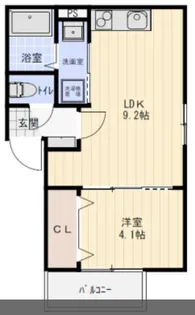 Favoloso花畑【Ⅰ-101号号室】の間取り
