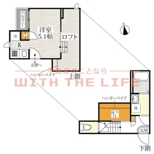 CB鳥栖ブランシェ【205号号室】の間取り