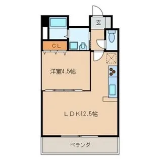 E・POPULARⅡ(イーポプラールツー)【904号号室】の間取り