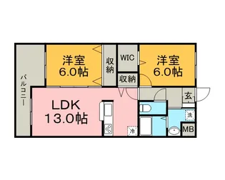 グレースメゾン【402号号室】の間取り