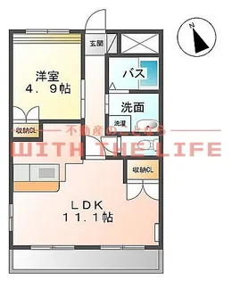 vivre小森野【102号号室】の間取り