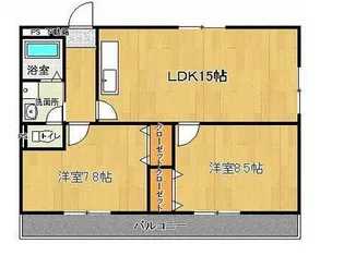 サンフィールドⅢ【201号号室】の間取り