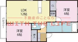 ステーションハイツ大善寺Ⅱ【202号号室】の間取り