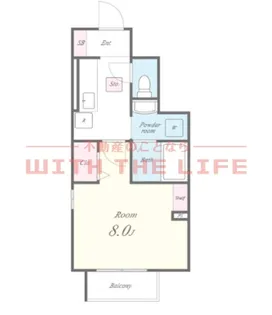 フローラ【108号号室】の間取り