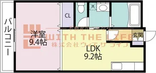 プルミエ国分【207号号室】の間取り
