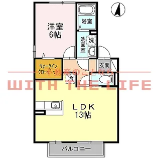 ウィルモア藤光【B205号号室】の間取り