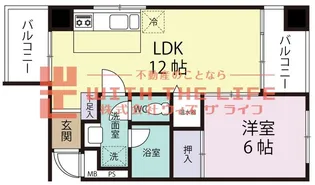 ライオンズマンション久留米【305号室】の間取り