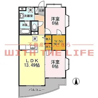 メゾンドーム【305号号室】の間取り