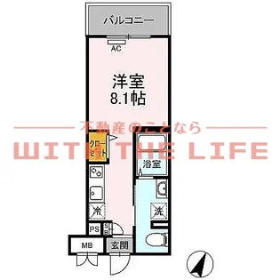 グランジュール大手町【403号号室】の間取り