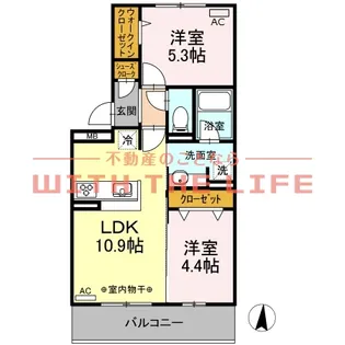メゾンドール【303号号室】の間取り