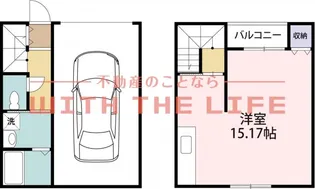 Garage諏訪野【A号室】の間取り