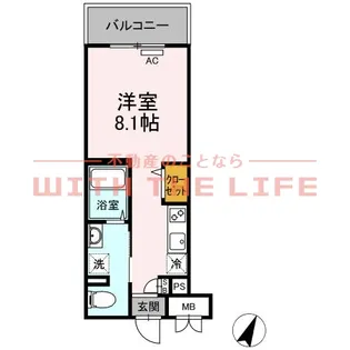 グランジュール大手町【502号号室】の間取り