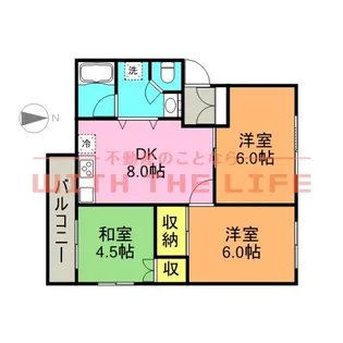 メゾン寿【202号号室】の間取り