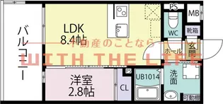 RESIDENCE(レジデンス)花畑【206号号室】の間取り