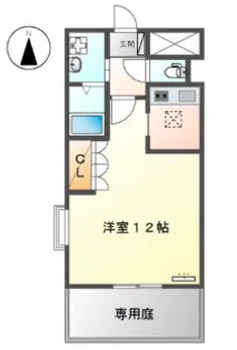 愛花夢【105号号室】の間取り