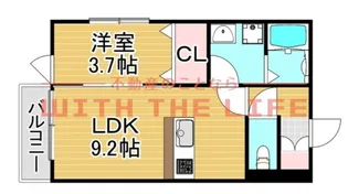 アシスト久留米西町【303号号室】の間取り