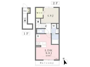 サザンヒルズ【203号号室】の間取り
