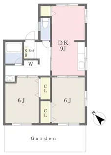 フォーサム・コガ【102号号室】の間取り