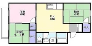 コーポ大久保【203号号室】の間取り