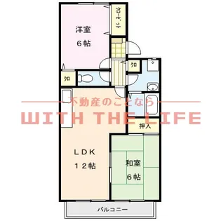 ネオポリス津福【210号号室】の間取り