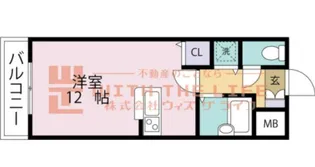 アザレアハイツ江崎【205号号室】の間取り