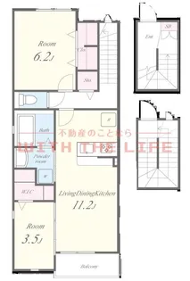 ウィリングブリス【A306号号室】の間取り
