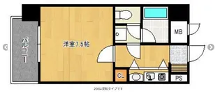 ロマネスク東町【208号号室】の間取り