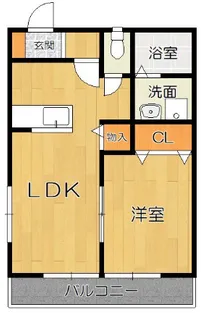 ビオス広川【C-101号号室】の間取り