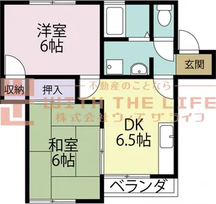 タプロコート弐番館【102号号室】の間取り