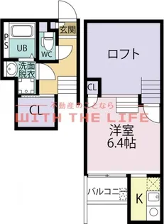 ADCプレミール荘島【108号室】の間取り