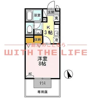 マーサジュネス【101号号室】の間取り
